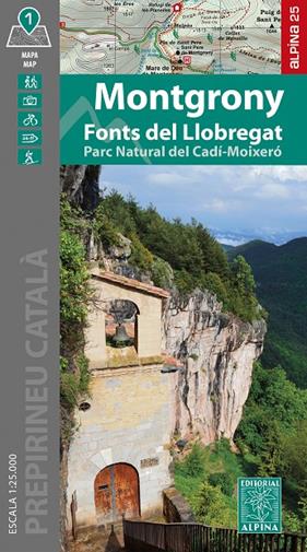 MONTGRONY; FONTS DEL LLOBREGAT (1 : 25.000) | 9788470111242