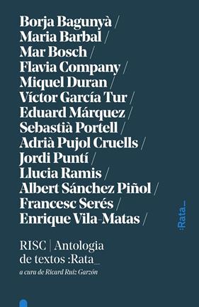 RISC : ANTOLOGIA DE TEXTOS RATA | 9788494489129 | DIVERSOS AUTORS/RUIZ GARZÓN, RICARD