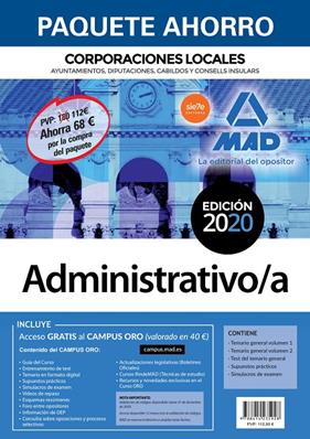 PACK AHORRO ADMINISTRATIUS CORPORACIONS LOCALS | 9788414235928 | VV. AA.