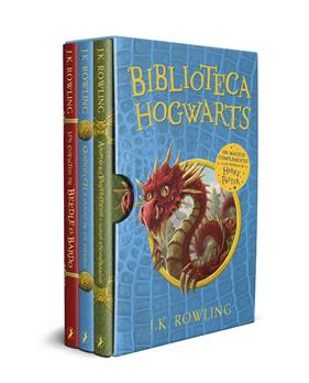 BIBLIOTECA HOGWARTS : ANIMALES FANTÁSTICOS Y DÓNDE ENCONTRARLOS ; EL QUIDDITCH A TRAVÉS DE LOS TIEMPOS ; CUENTOS DE BEEDLE EL BARDO | 9788418796395 | ROWLING, J.K.