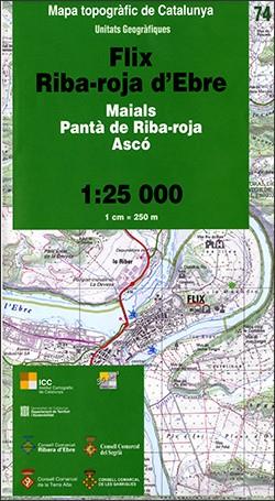 FLIX RIBA - ROJA D'EBRE 1:25000 | 9788439388784