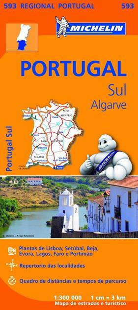 PORTUGAL SUR ; ALGARVE 593 (1:300.000) | 9782067184770