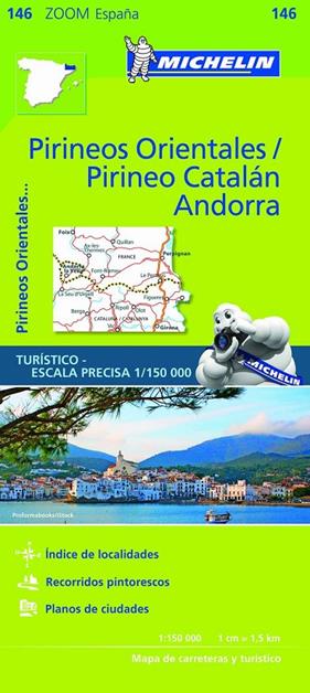 PIRINEOS ORIENTALES ; PIRINEO CATALÁN, ANDORRA 146 (1:150.000) | 9782067218147