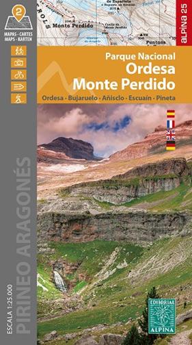 ORDESA MONTE PERDIDO 1:25.000 | 9788480909952