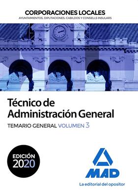 TECNICO ADMINISTRACION GENERAL CORPORACIONES LOCALES TEMARIO 3 | 9788414238844 | 7 EDITORES / SOUTO FERNÁNDEZ, RAFAEL SANTIAGO / TORRES FONSECA, TERESA / MUÑOZ COLLADO, RAFAEL