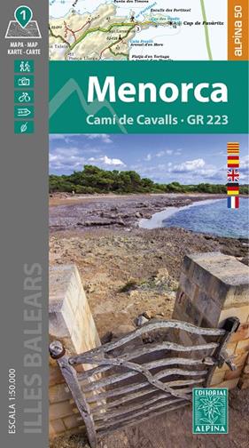 MENORCA : CAMÍ DE CAVALLS GR 223 (1:50.000) | 9788470111648