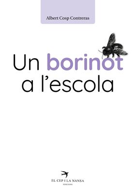 UN BORINOT A L’ESCOLA | 9788419476234 | COSP, ALBERT