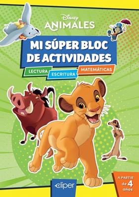 MI SÚPER BLOC DE ACTIVIDADES DISNEY : ANIMALES DISNEY | 9788419487742