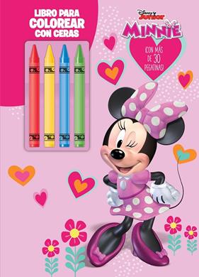 MINNIE : LIBRO PARA COLOREAR CON CERAS  | 9788418940224