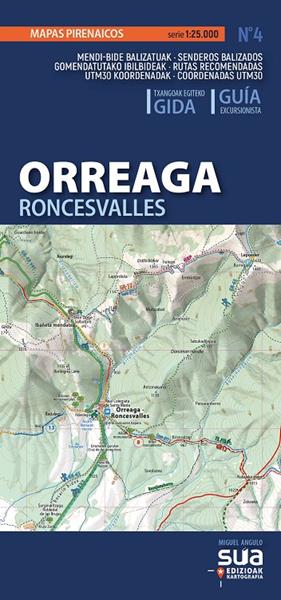 ORREAGA ; RONCESVALLES (1:25.000) | 9788482168821 | ANGULO DORD, MIGUEL