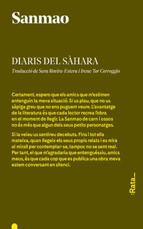 DIARIS DEL SAHARA | 9788494489167 | SANMAO