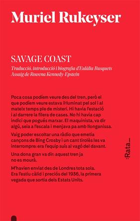 SAVAGE COAST (CATALA) | 9788416738106 | RUKEYSER, MURIEL