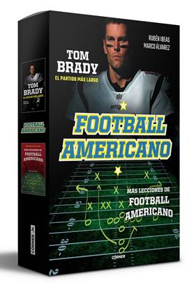 ESTUCHE FOOTBALL AMERICANO : MÁS LECCIONES DE FOOTBALL AMERICANO ; TOM BRADY | 9788412511079 | IBEAS, RUBÉN ; ÁLVAREZ, MARCO