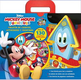 MICKEY MOUSE FUNHOUSE :  MALETÍN DE CUENTOS, ACTIVIDADES Y PEGATINAS | 9788418940149