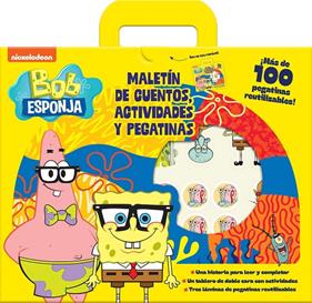 BOB ESPONJA : MALETÍN DE CUENTOS, ACTIVIDADES Y PEGATINAS | 9788408297215